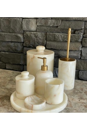 mermer home dekorasyon beyaz mermer banyo seti kendinden kulplu kapaklı
