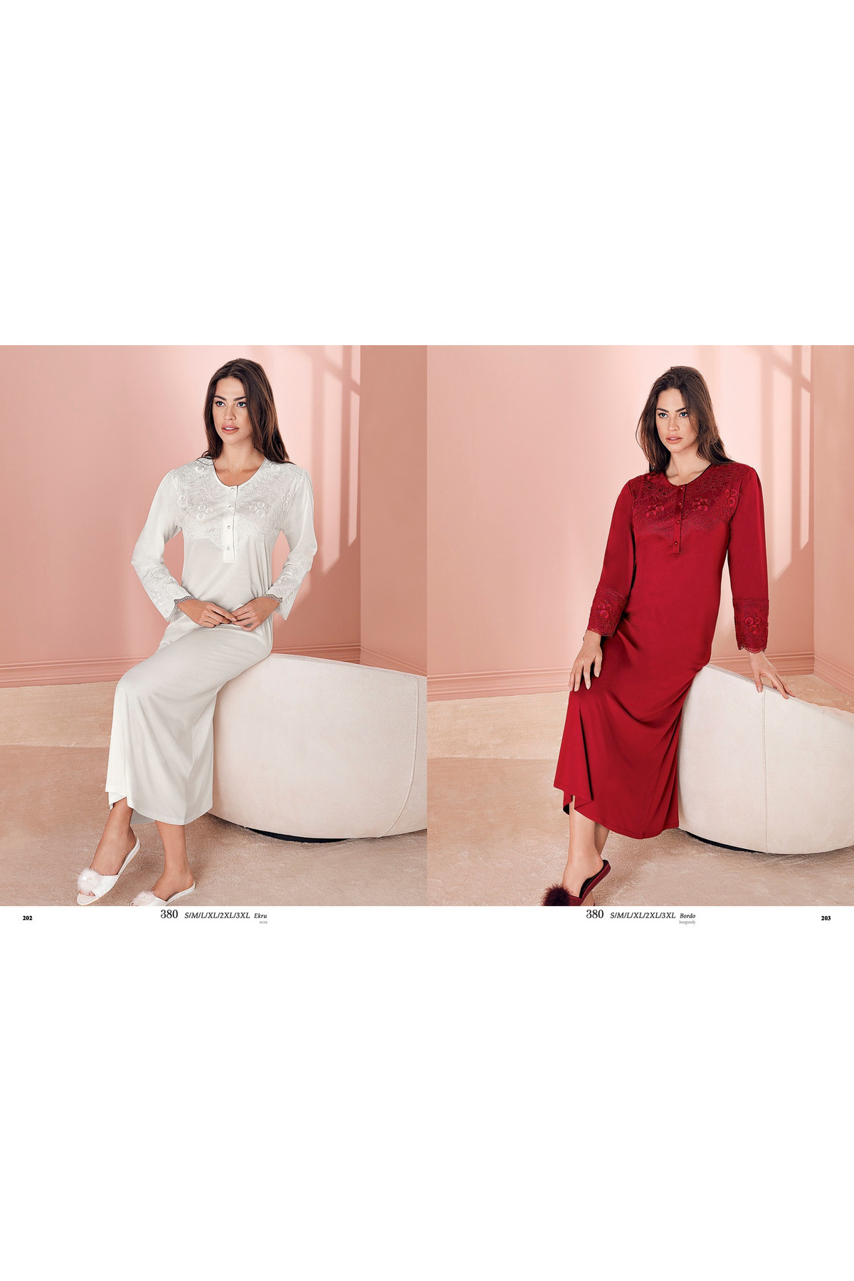 Espuar 380 Pamuklu Rahat Lohusa Tek Uzun Gecelik