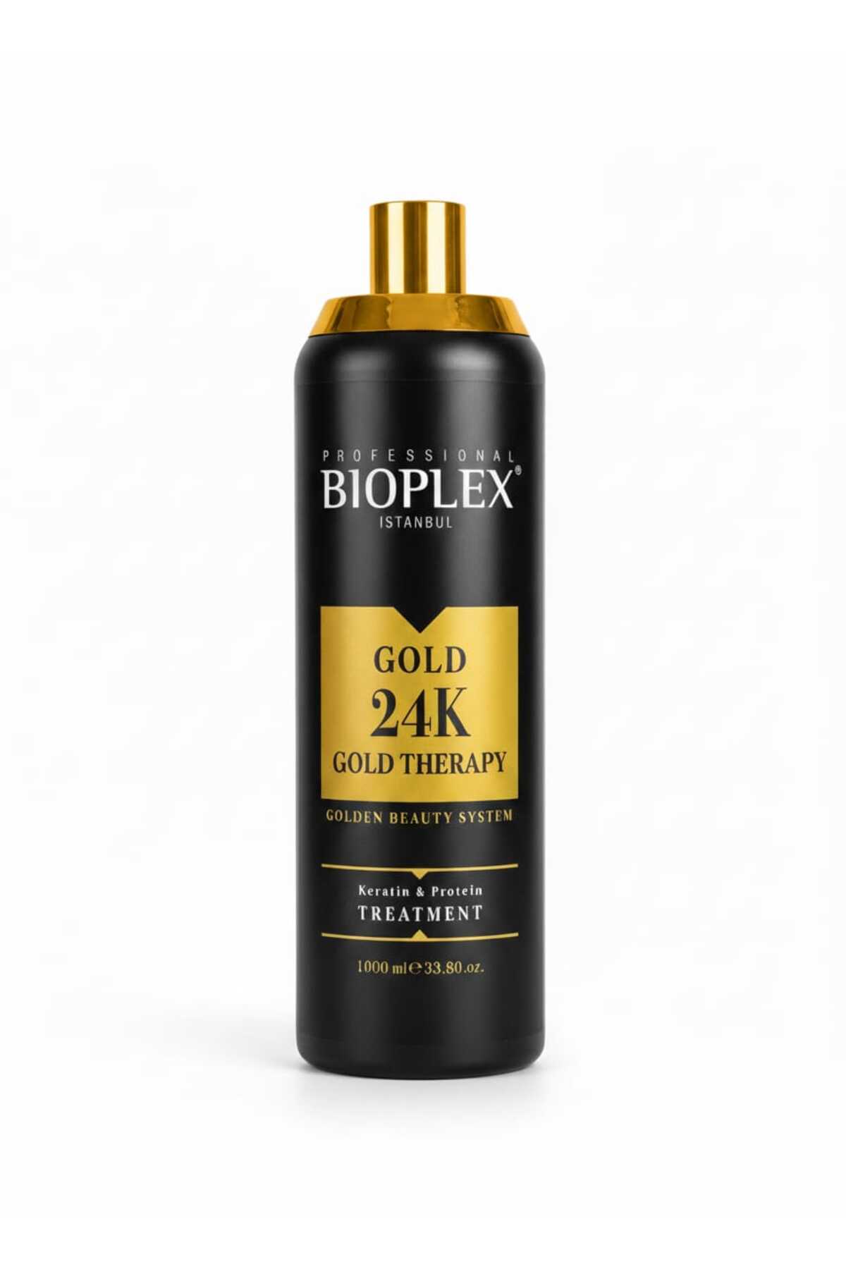 24K GOLD THERAPY Keratin & protein TREATMENT 1000 ml — 24K KERATİN BAKIMI — تصویر 3 از 3