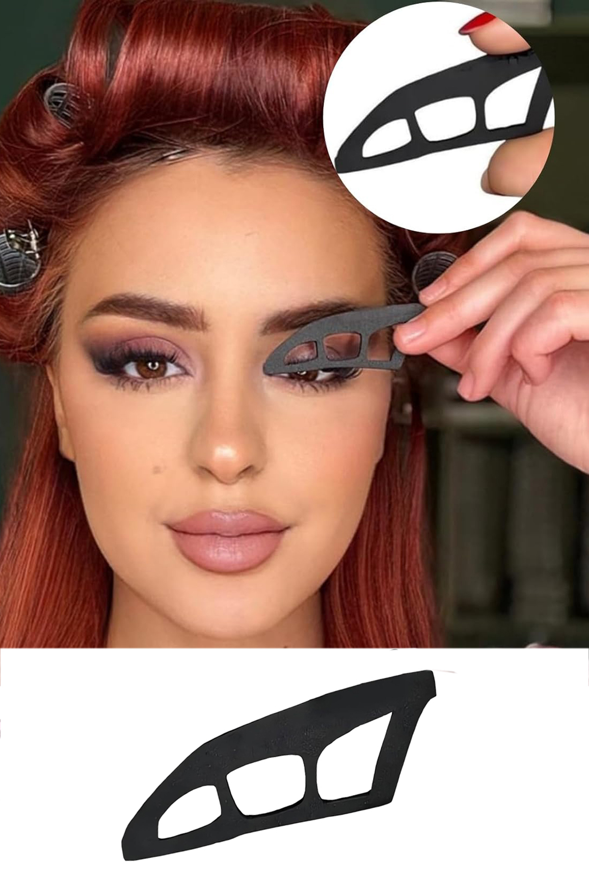 Göz Farı Makyaj Kalıbı Eyeliner Dipliner Kolay Kullanım Şablonu Göz Farı Hızlı Makyaj Şablonları — GZKLP01 — تصویر 4 از 7