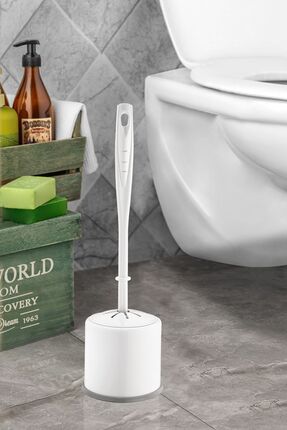 Sunplast Antibakteriyel Kompakt Silikon Tuvalet Fırçası - Tuvalet Klozet Fırç...