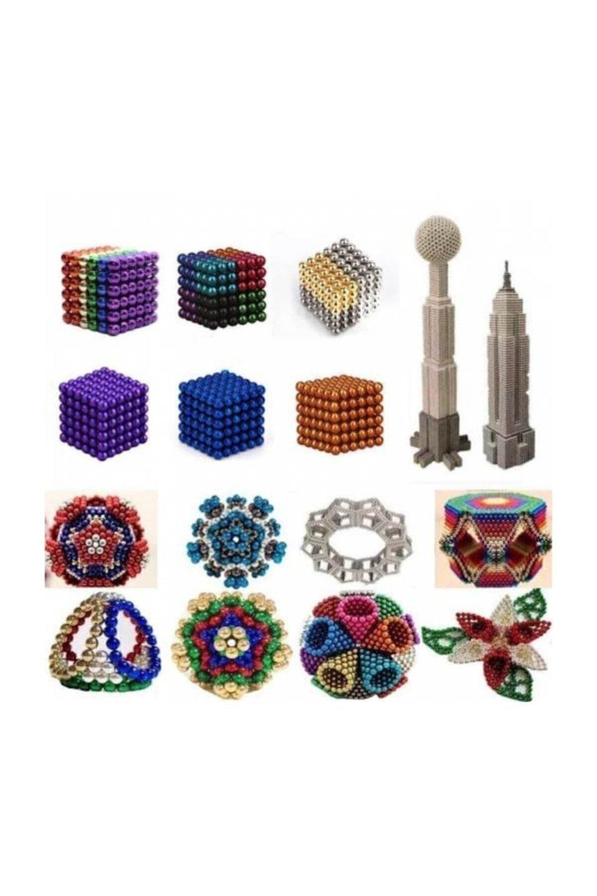 Genel Markalar 6 Farklı Renkli Sihirli Manyetik Toplar Neodyum Mıknatıs 150 adet 5mm fotoğrafı 4 (önizleme)