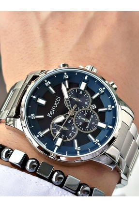 Ferrucci Function Fonksiyonlu Lüks Erkek Kol Saati Hediye Paketli Ve Hematit ...