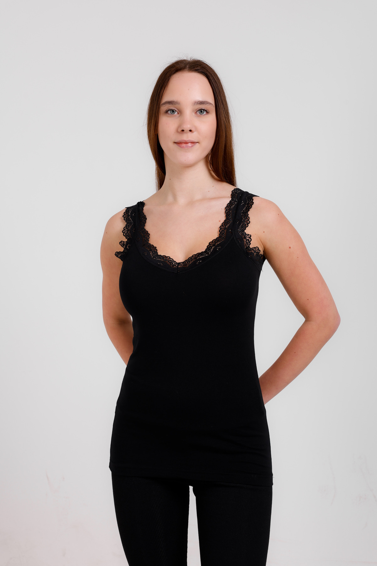 COMFORT SECRET  3’lü Askılı dantelli %100 Pamuklu Ekonomik ve Uygun Atlet - Görsel 6