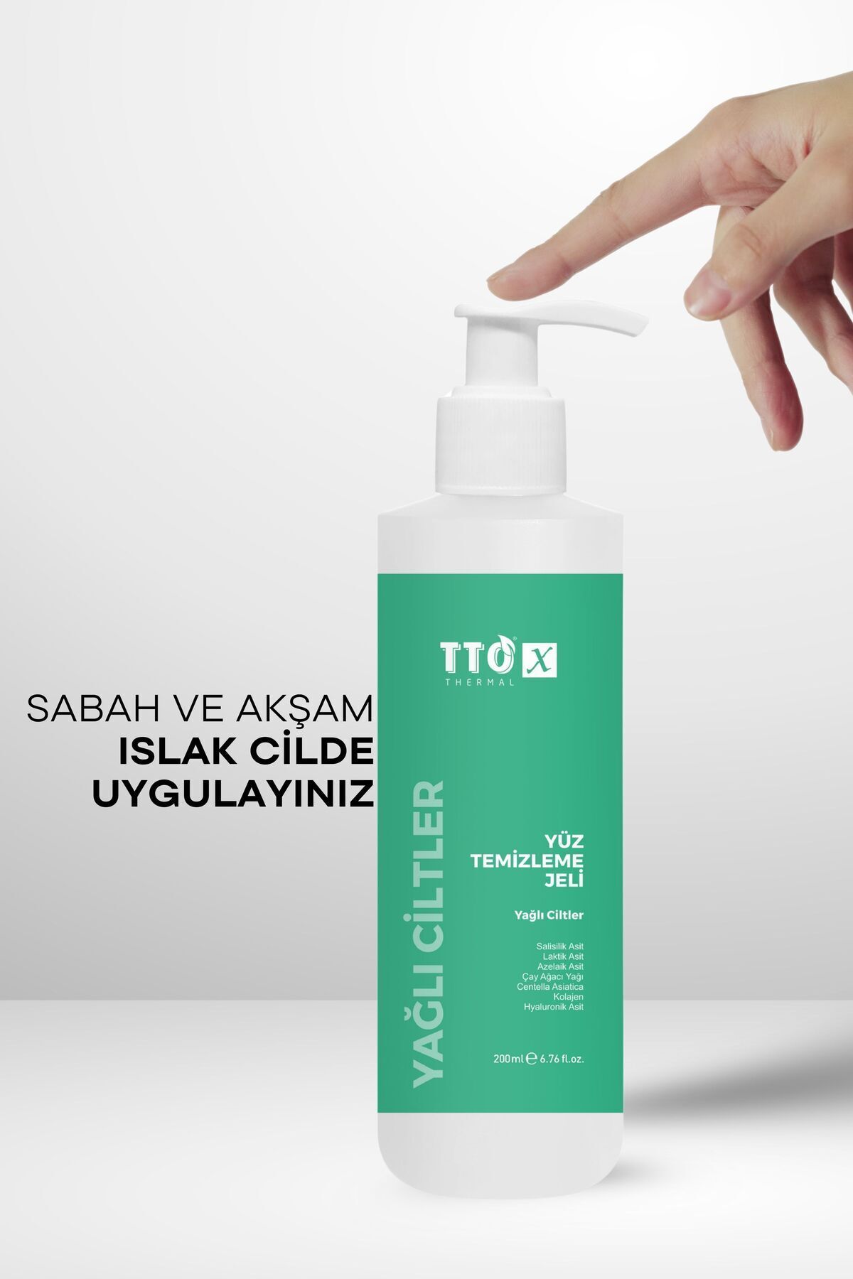 Yüz Temizleme Jeli Gözenek Arındırıcı 200 ml Kolajen X Yağlı Ciltler — 8684576001252 — تصویر 6 از 7