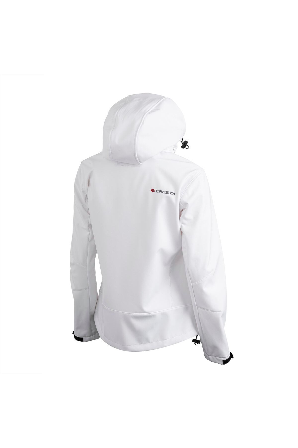 Cresta Outdoor Kapüşonlu Kadın Softshell Ceket görsel 4