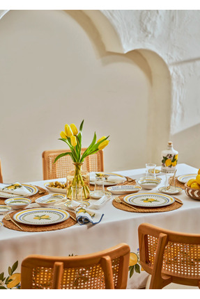 Bella Maison Lemoncello Porselen 26 Parça 6 Kişilik Kahvaltı Takımı