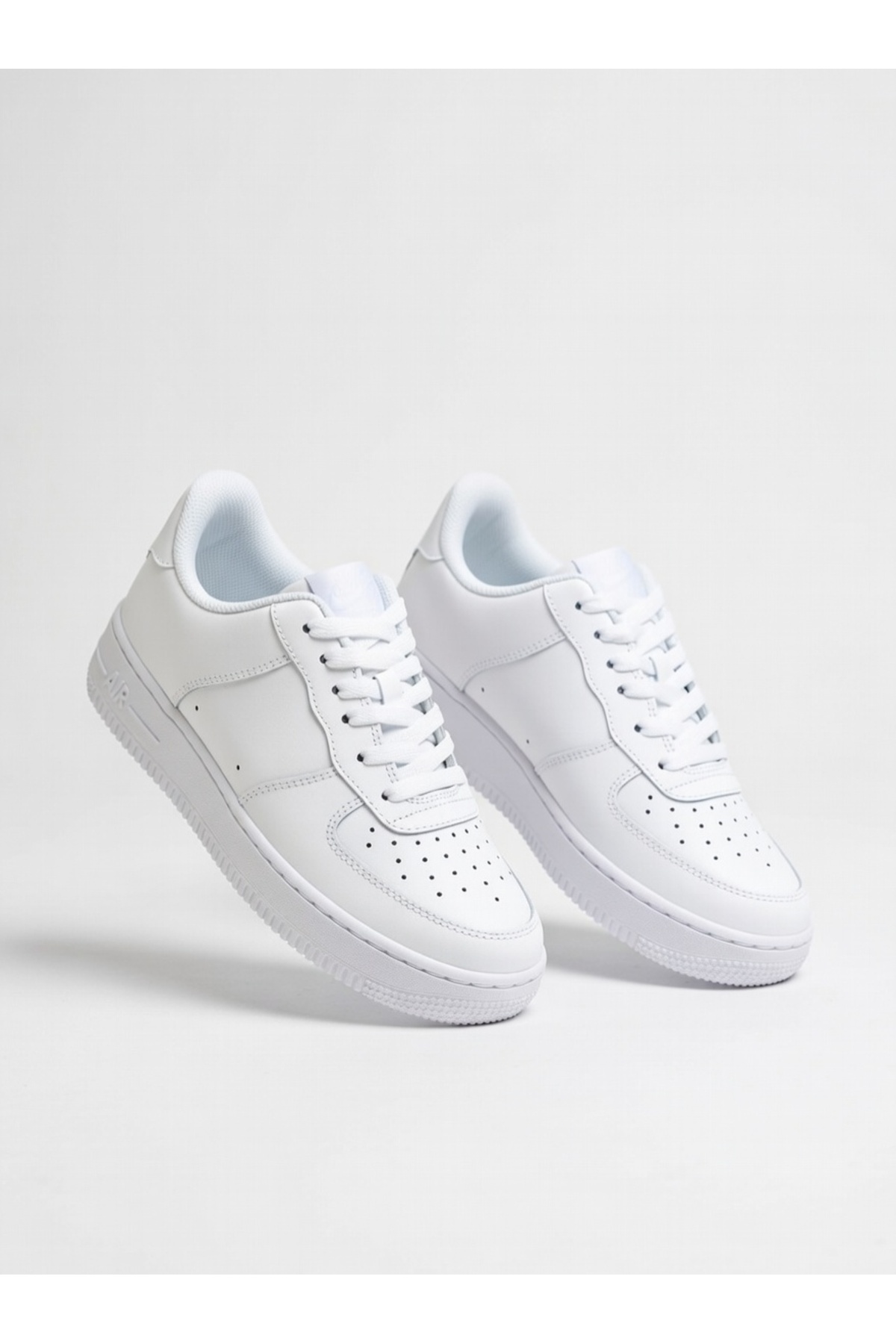 WEBORN Dámské Tenisky na každodenní tlustou podrážku Šněrovací bílé Pohodlný ...