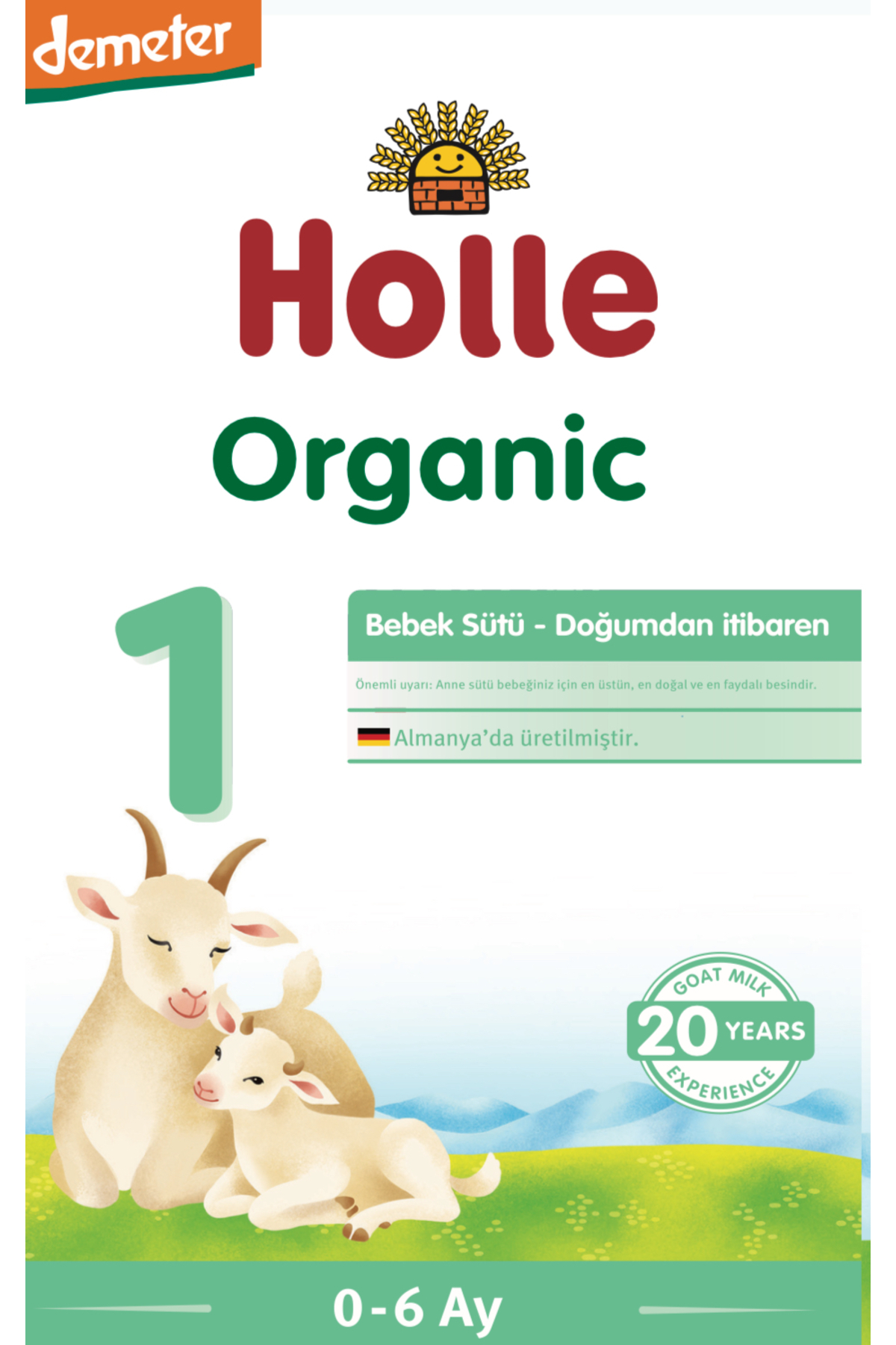 Holle ORGANİK KEÇİ 1 BEBEK SÜTÜ fotoğrafı 5 (önizleme)