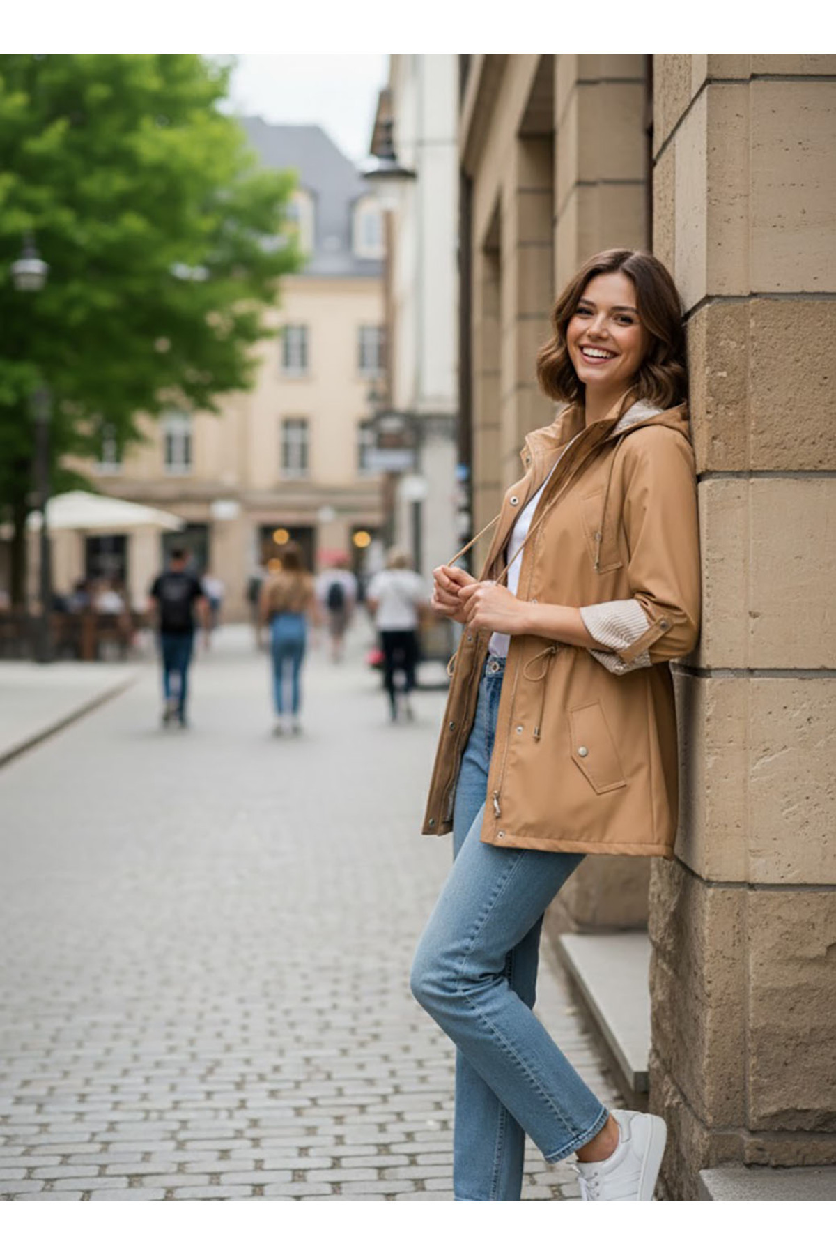 dml giyim  Bondit Astarlı Baharlık mont - Görsel 2