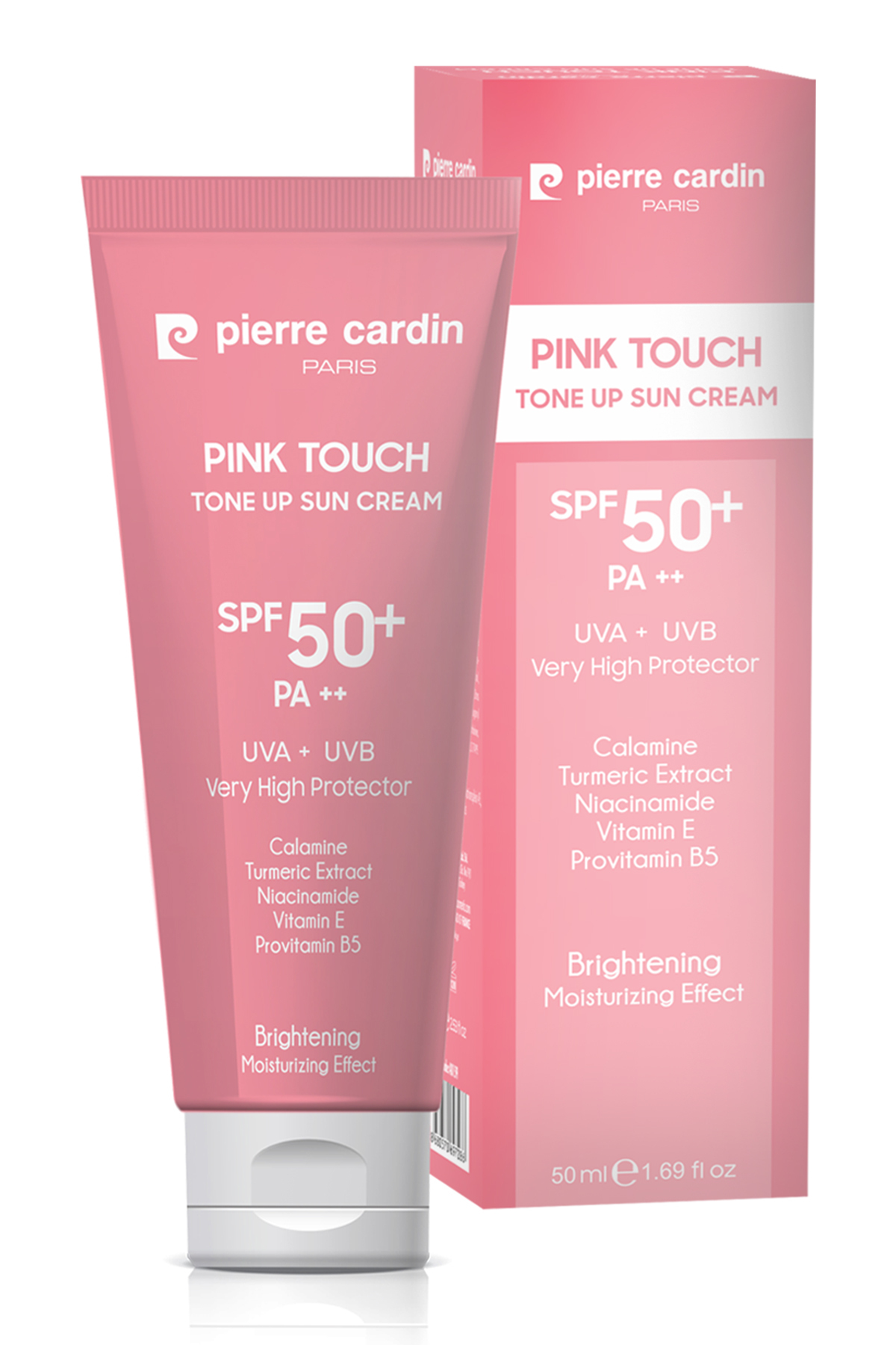 کرم ضد آفتاب روشن کننده صورت تون ایşitleyici Pink Touch Tone-Up SPF50+/PA++ – 50 میلی لیتر