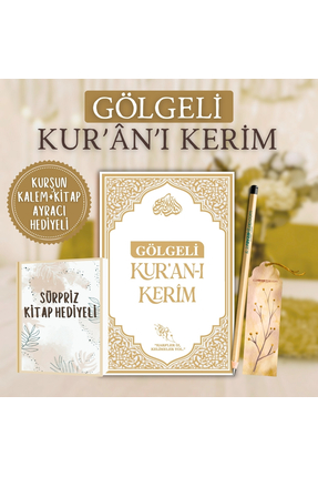 Ravza Yayınları Gölgeli Kurani Kerim Elle Yazilabilen Beyaz