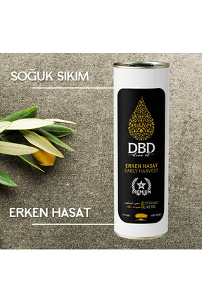 DBD Olive Trilye Erken Hasat Soğuk Sıkım Zeytinyağı