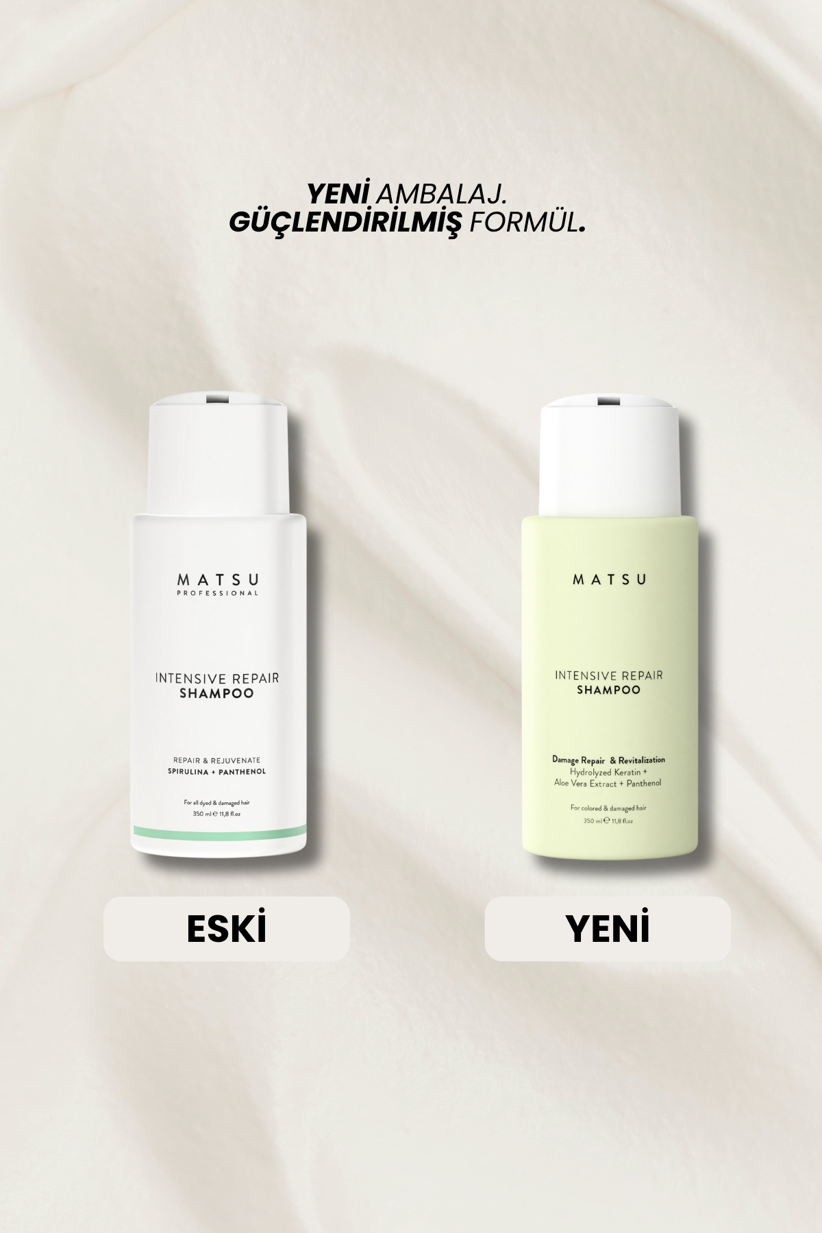 Intensive Repair Onarıcı Şampuan 350 ml | Boyalı & Yıpranmış Saçlar — MP4 — تصویر 2 از 8