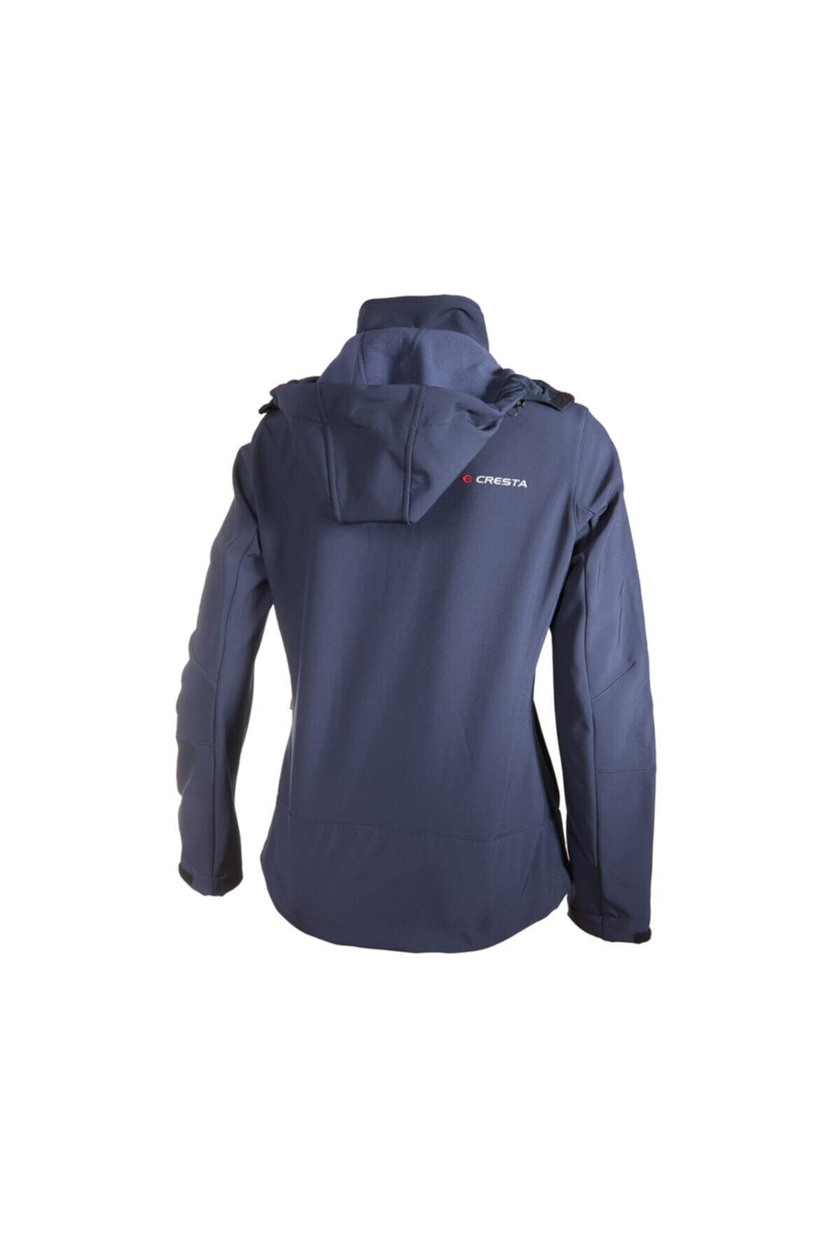 Cresta Outdoor Kapüşonlu Kadın Softshell Ceket görsel 3