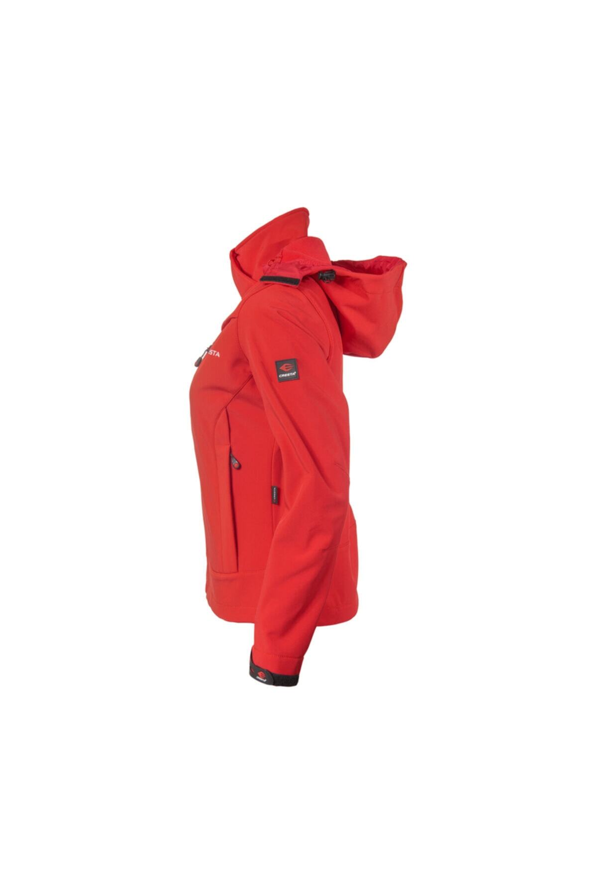 Cresta Outdoor Kapüşonlu Kadın Softshell Ceket görsel 2
