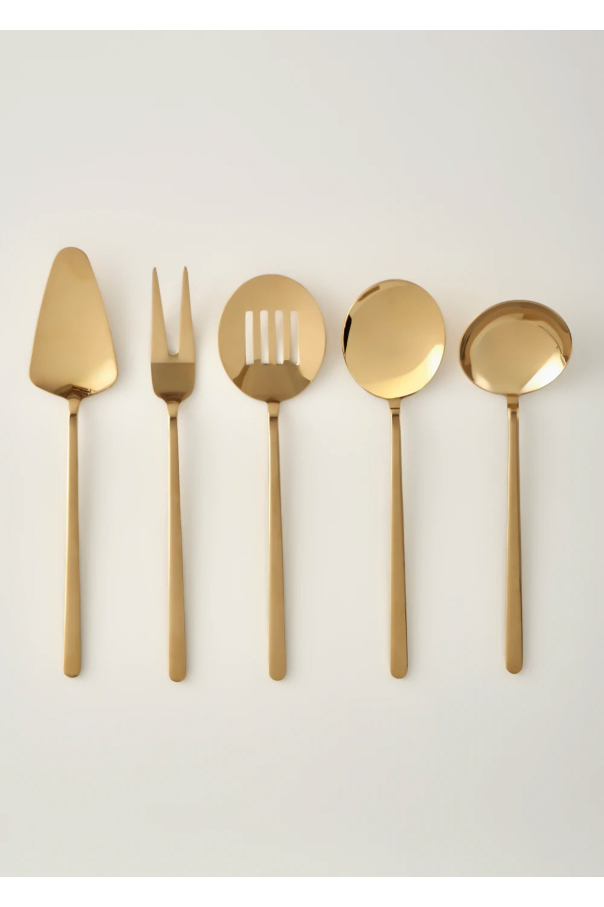Siena 5-Piece Service Set Gold