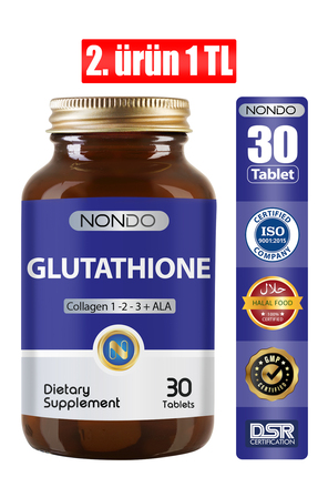Nondo Glutatyon 30 Tablet Glutathione Saç Cilt Detoks