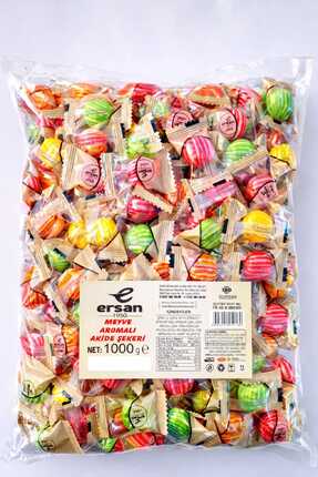 Ersan MİX MEYVE AROMALI AKİDE ŞEKERİ - 1000 GR