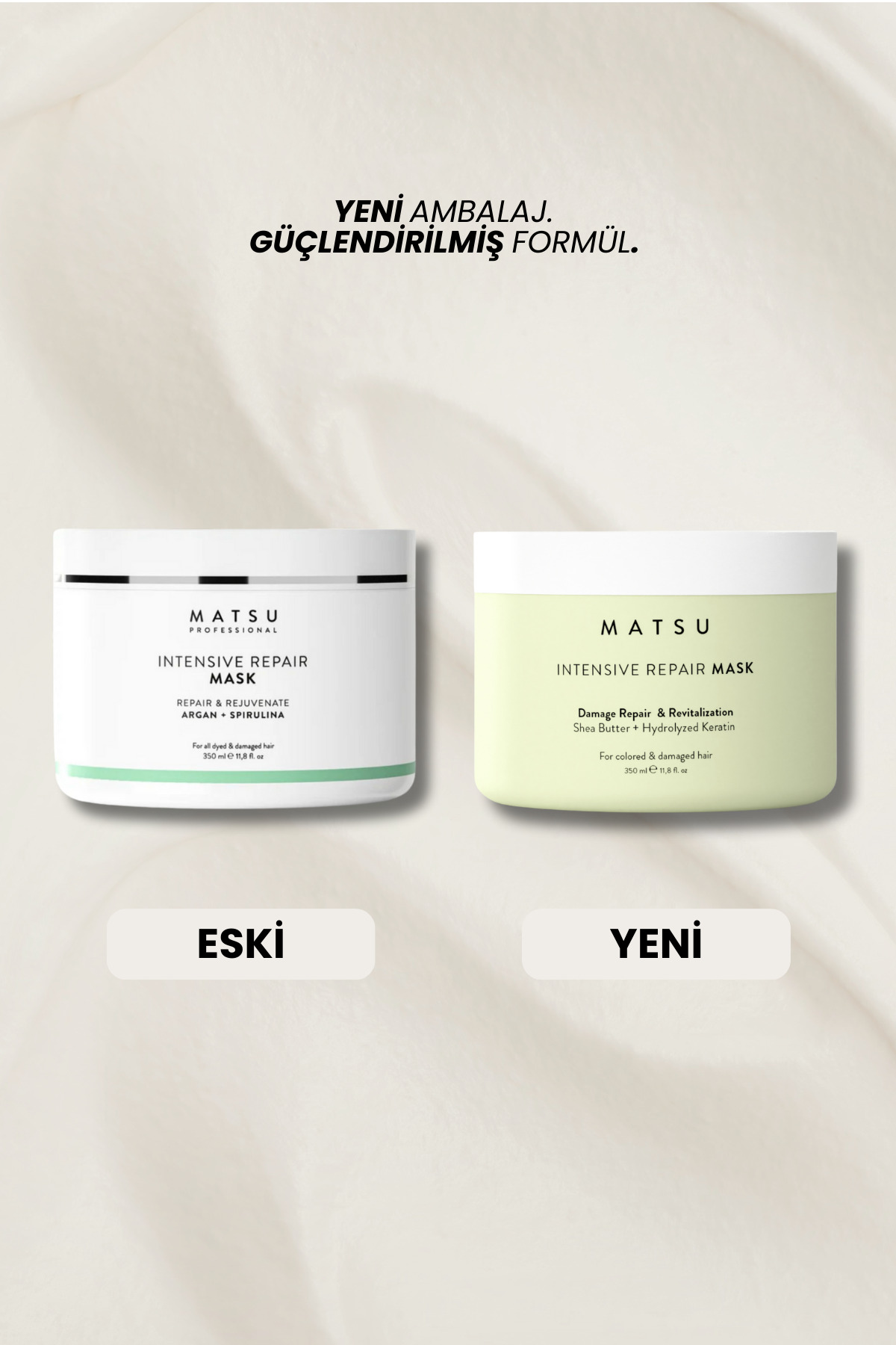 Intensive Repair Saç Maskesi 350 ml | Yıpranmış Saçlar İçin Onarım — MP5 — تصویر 2 از 7