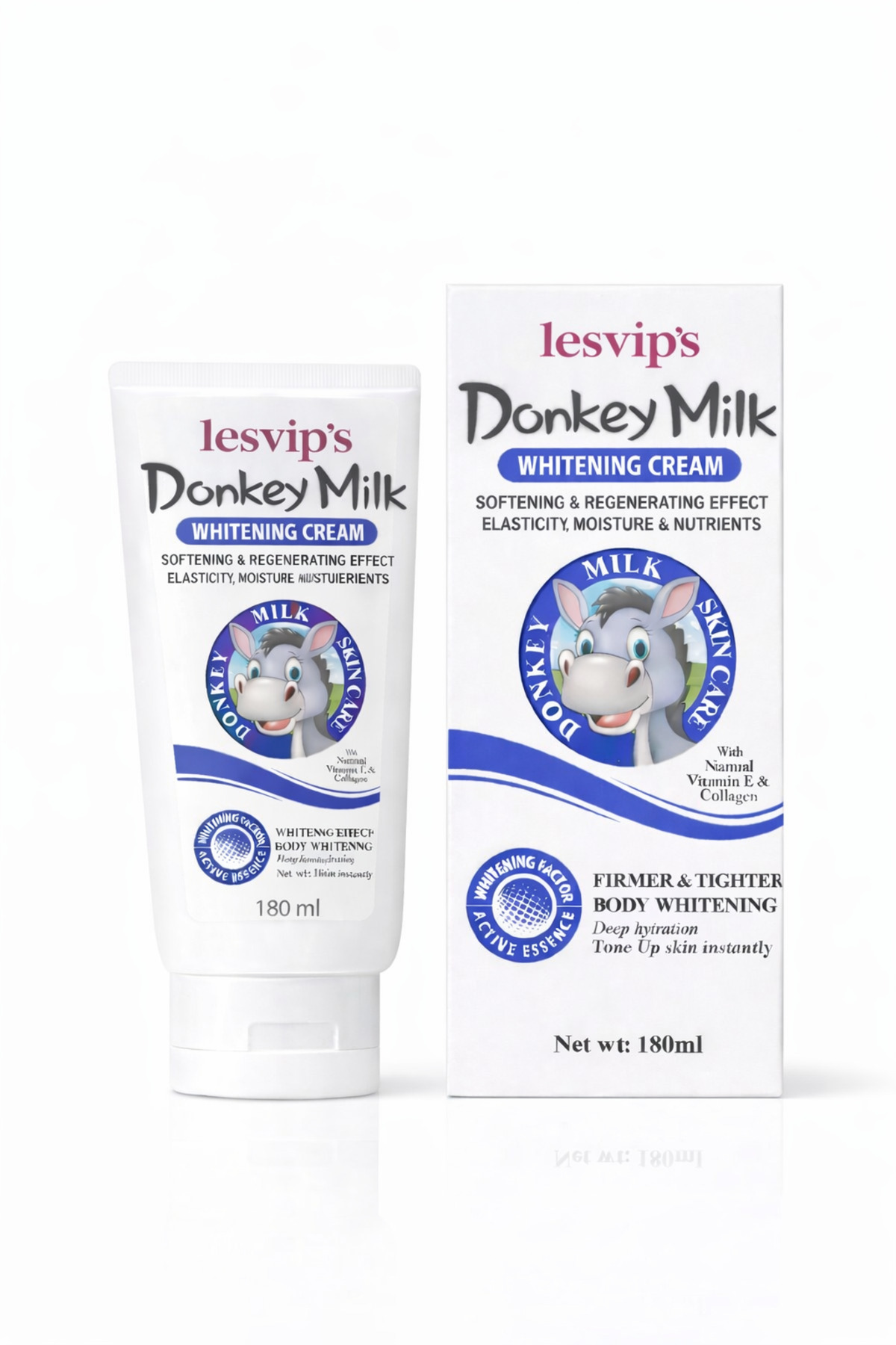 Eşek sütü özlü cilt beyazlatıcı, nemlendirici, yumuşatıcı ve besleyici krem 180ml — 6260915537 — تصویر 3 از 3