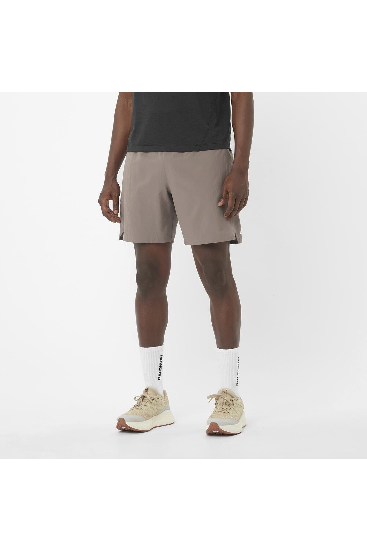 سالومون شورت ورزشی مردانه Shakeout CORE 7 اینچ بدون آستر، مدل IRON LC2450900