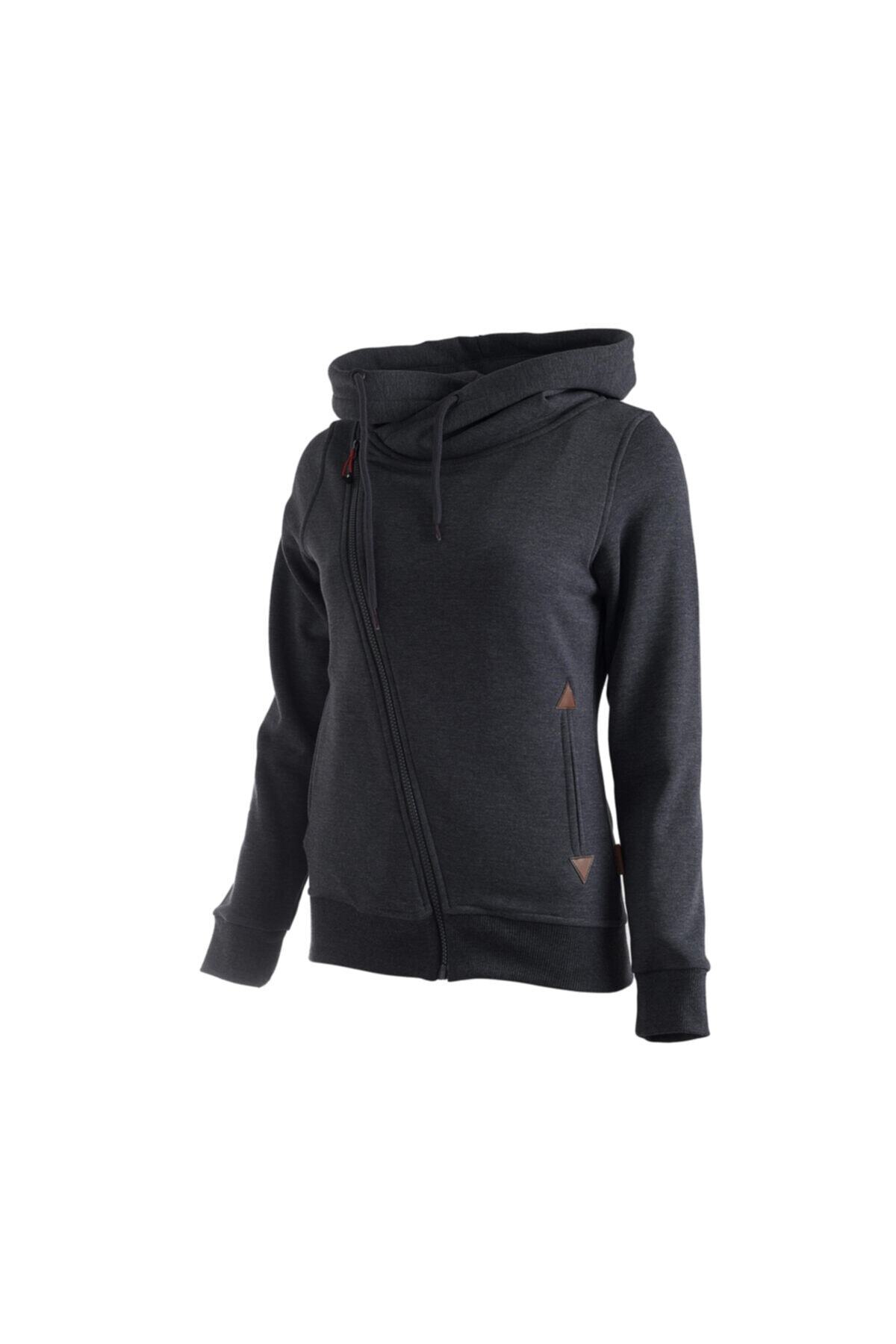 Cresta Tam Fermuarlı Kapüşonlu Kadın Sweatshirt