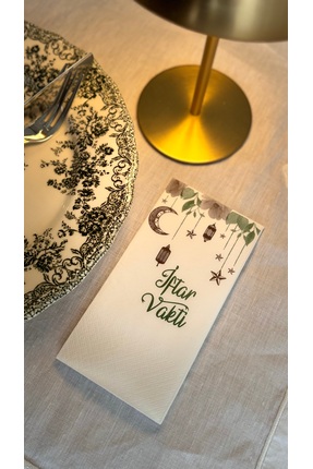 napkindesign Baskılı Peçete [ İftar Vakti ] Ramazan Sofralarına Özel