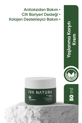 Iva Natura Yaşlanma Ve Kırışıklık Karşıtı Anti-aging Krem Hyaluronik Asit Ölm...