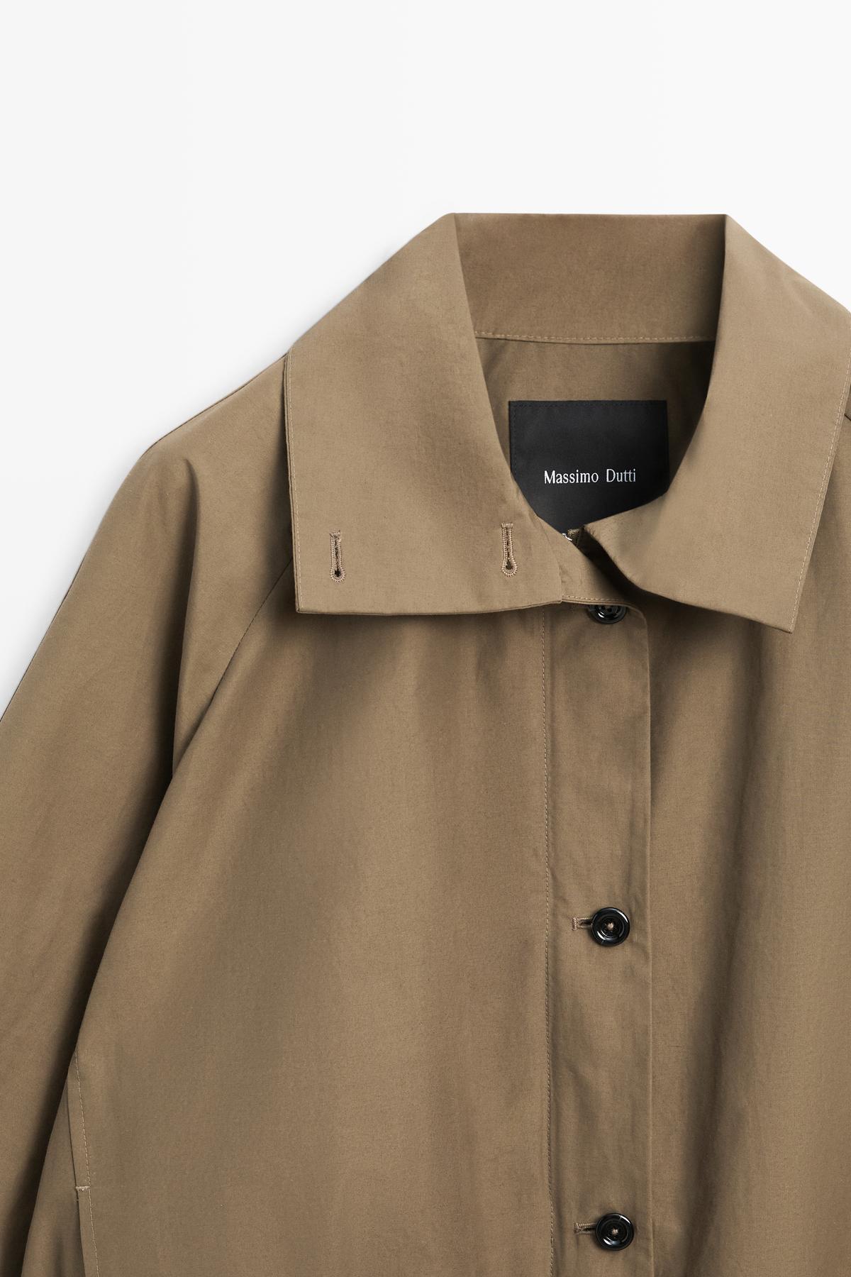 Massimo Dutti  Dik yaka bomber ceket - Görsel 6