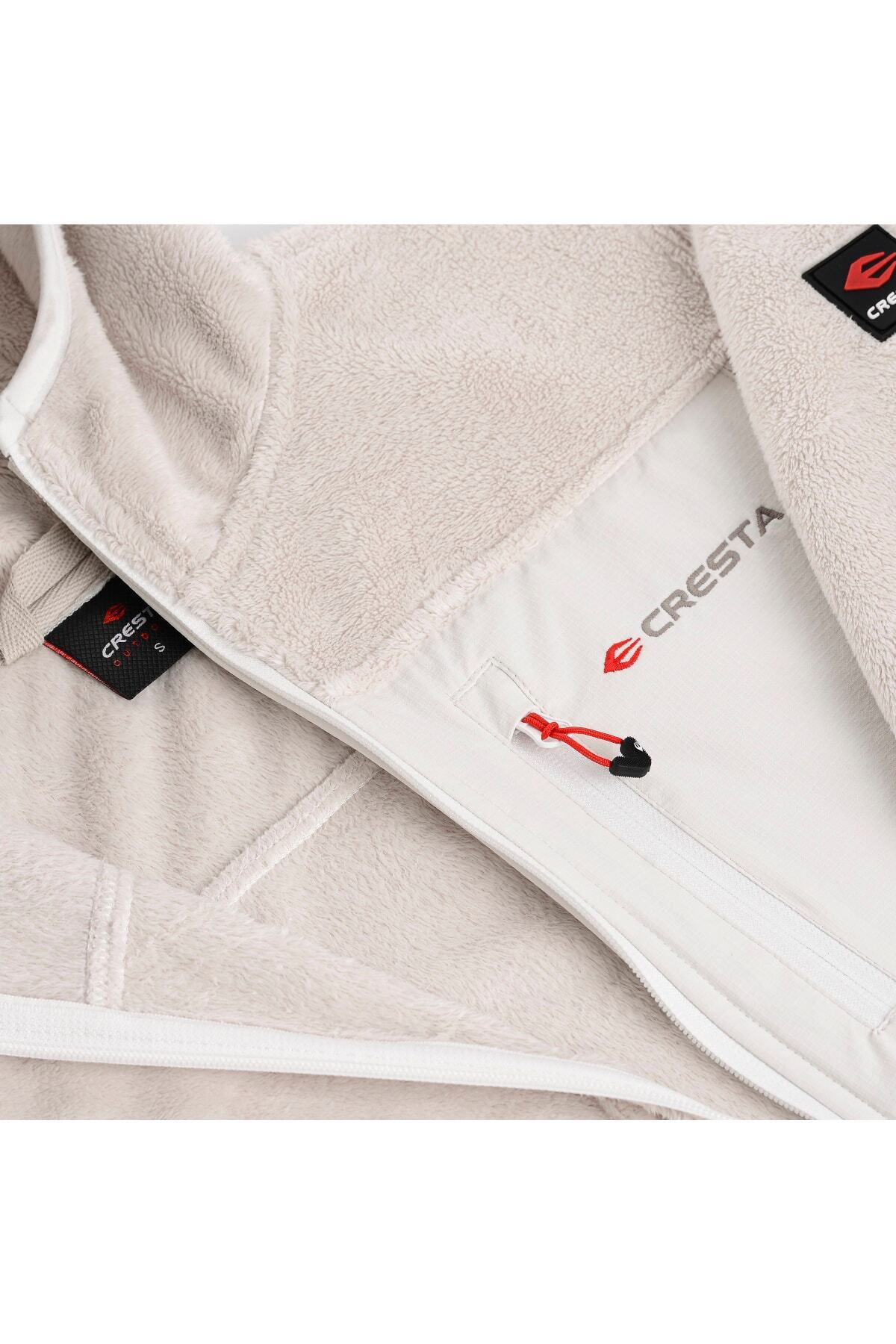 Cresta Kadın Ekru Outdoor Yumuşak Polarlı Ceket görsel 6