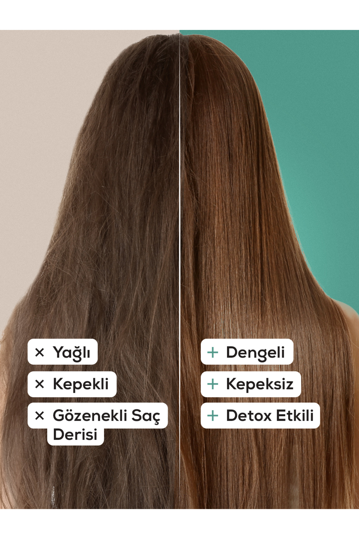 Aktif Karbon & Çay Ağacı Katı Şampuanı | Yağlı Saçlar - Bitkisel Keratin &e Vitamini& Panthenol — تصویر 7 از 9