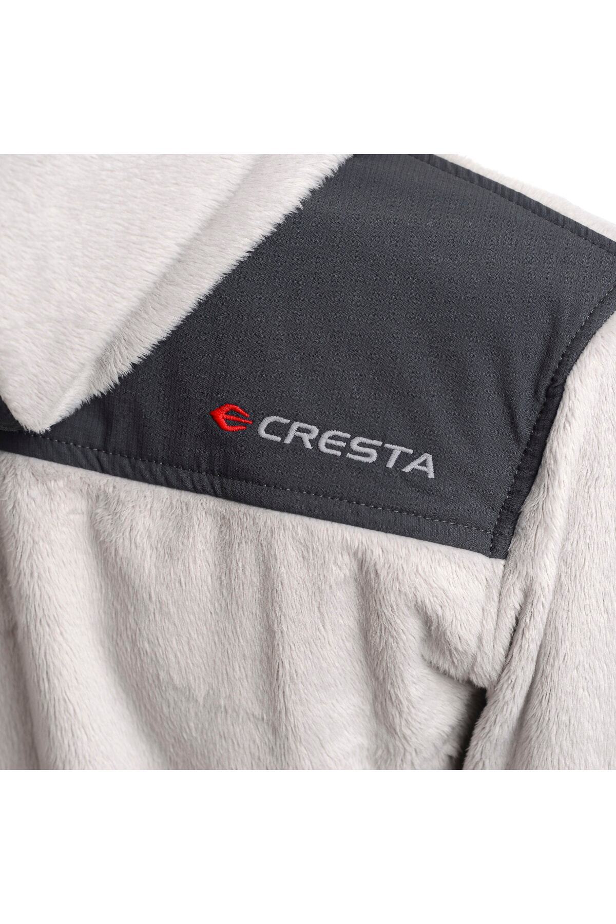 Cresta Kadın Gri Outdoor Yumuşak Polarlı Ceket görsel 6