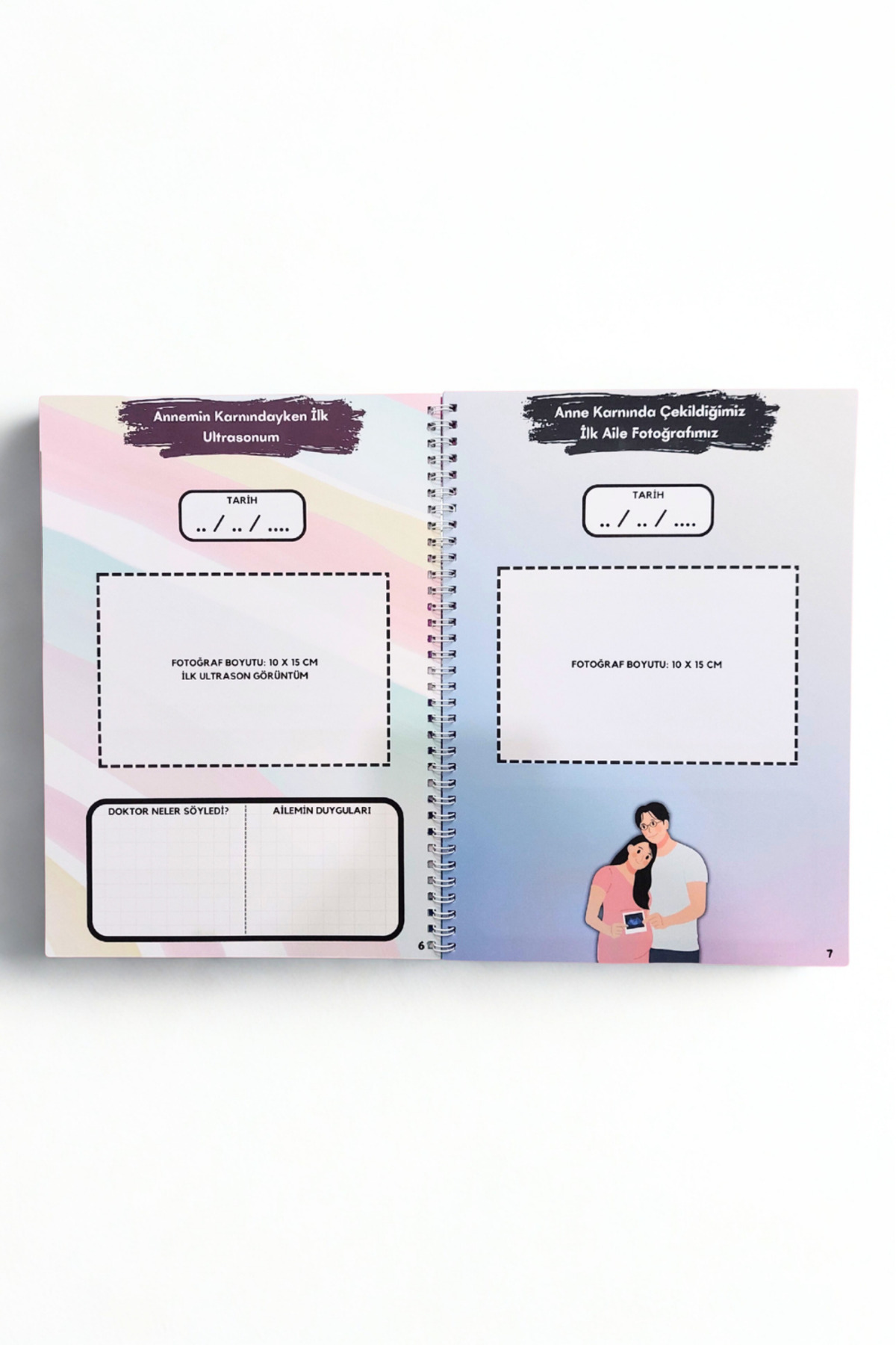 caps İlk Nefes: Dünyaya Geliş Hikayem - Hamilelik & Anne Bebek Anı Defteri - Hamilelik & Doğum Günlüğü fotoğrafı 7 (önizleme)