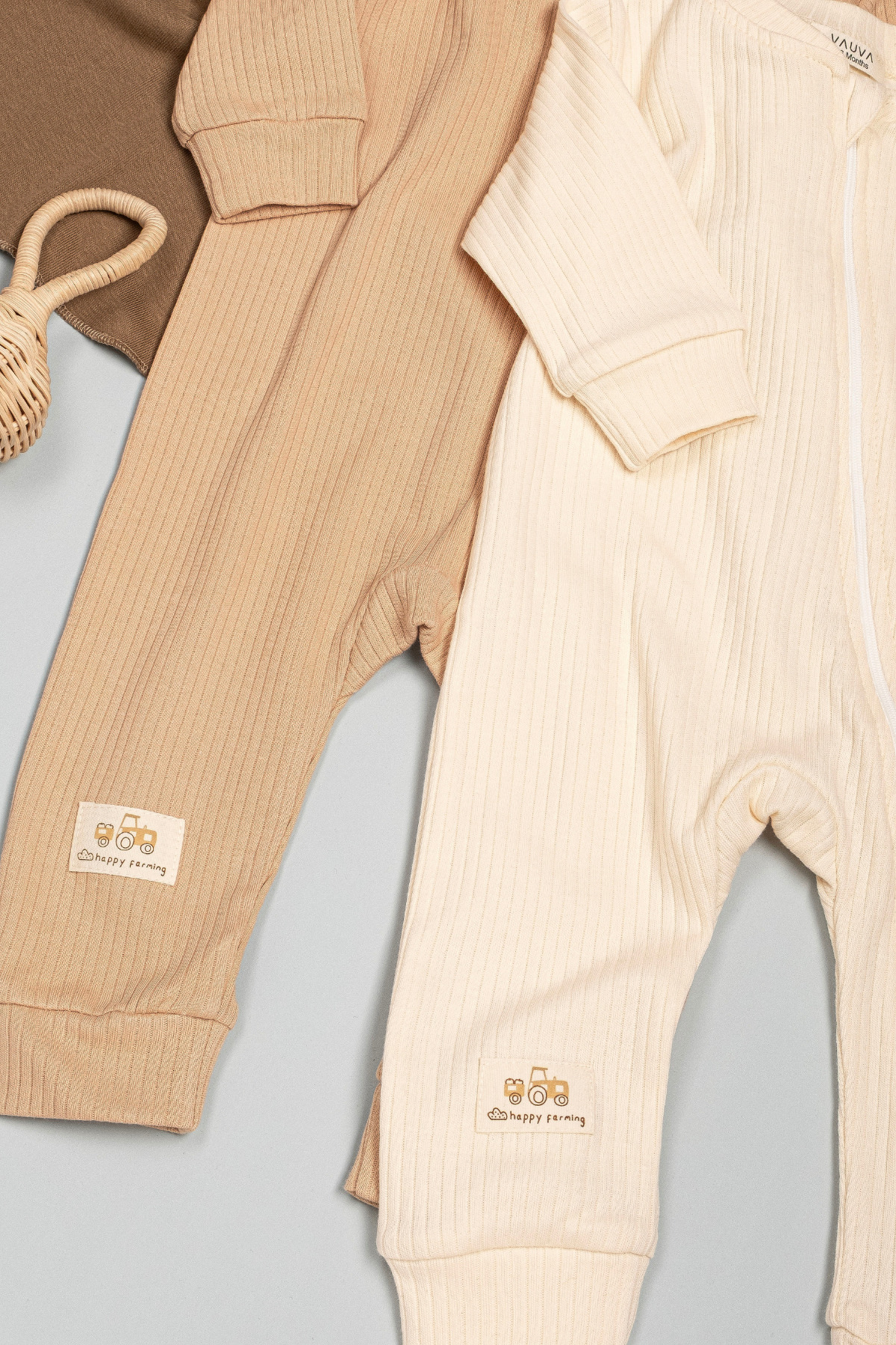 Vauva 2'li Tulum Kız Erkek Bebek Çocuk Mevsimlik Uzun Kollu Fermuarlı Uyku Tulumu fotoğrafı 4 (önizleme)