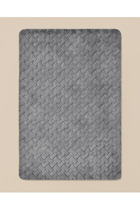 English Home Peggy Peluş Halı 80x150 cm Gri