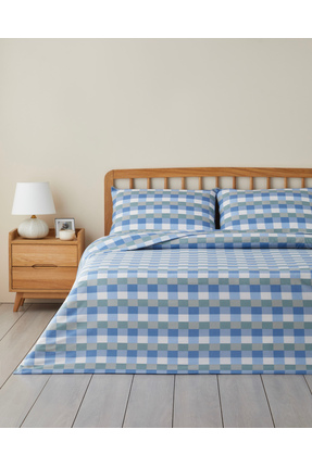 English Home Cuby Kolay Ütülenir Çift Kişilik Nevresim Seti 200x220 cm Seledo...