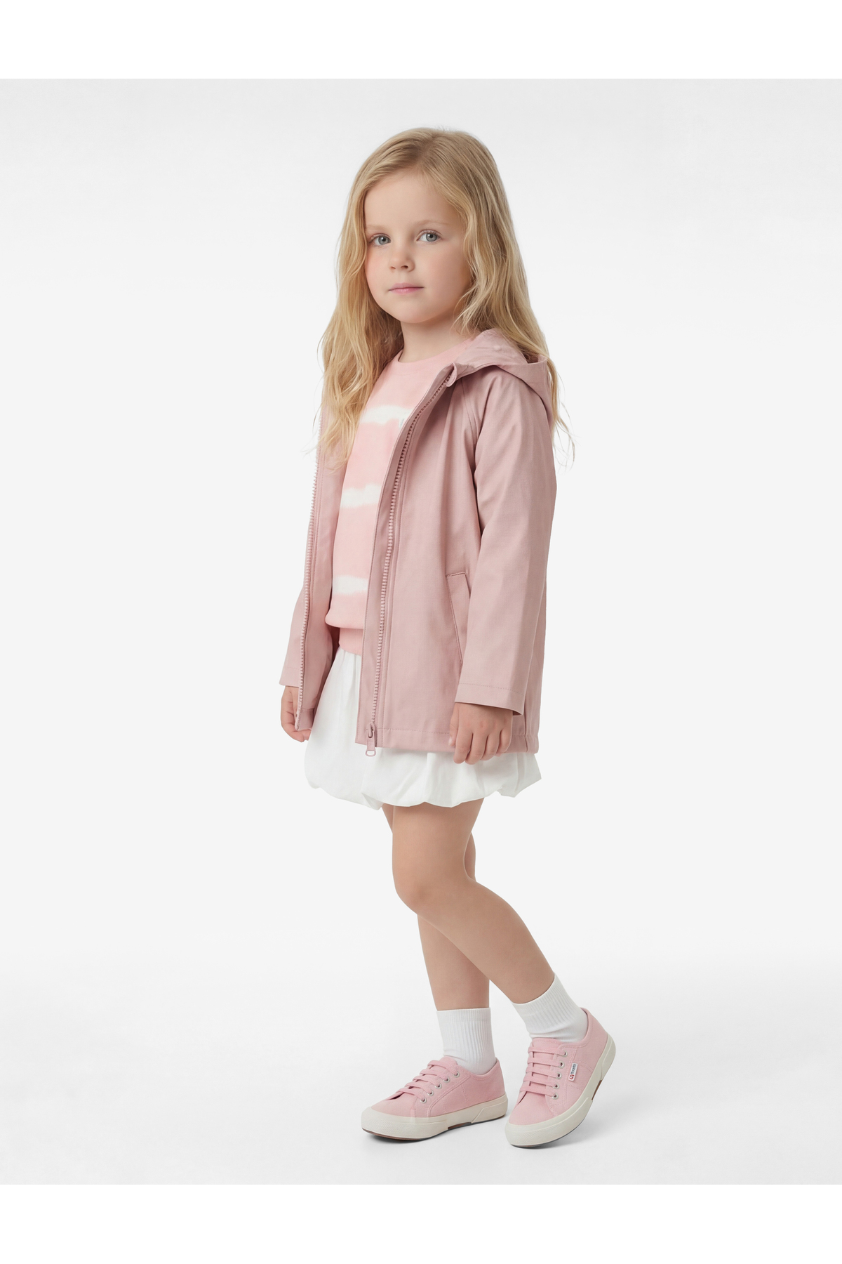 Koton Uzun Kollu Cepli Kapşonlu Mevsimlik Mont fotoğrafı 2 (önizleme)