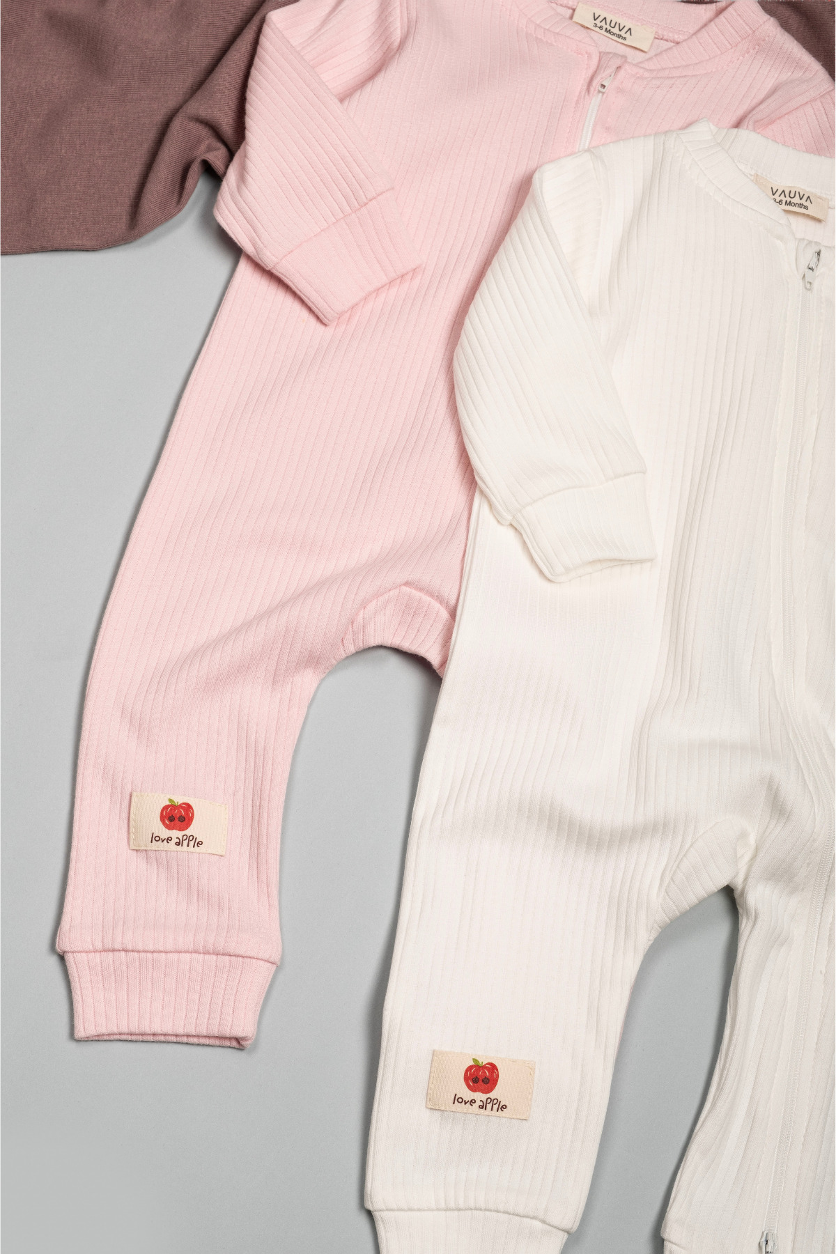 Vauva 2'li Tulum Kız Erkek Bebek Çocuk Mevsimlik Uzun Kollu Fermuarlı Uyku Tulumu fotoğrafı 4 (önizleme)