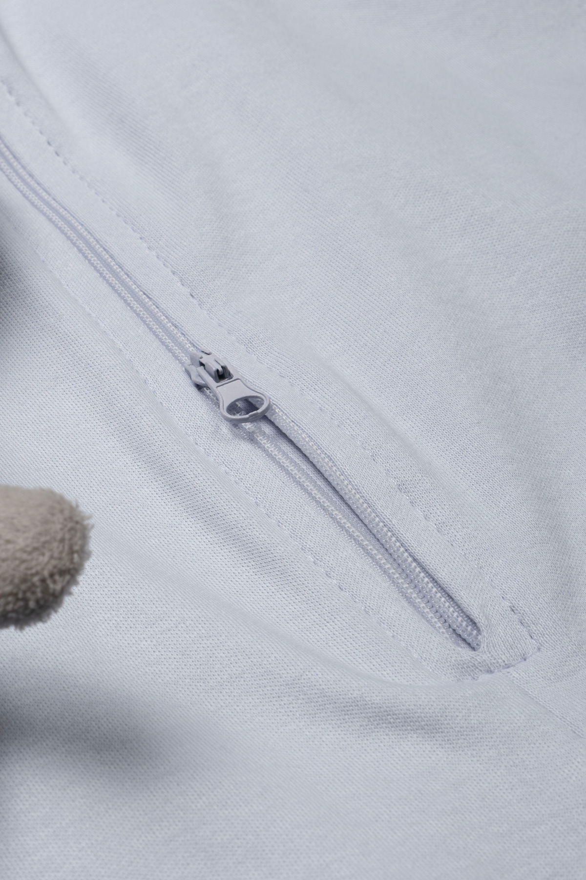 Vauva Bebek İçin %100 Pamuklu Çif Taraflı Fermuarlı Kundak Yumuşak Penye Kumaş Nefes Alabilen Kumaş fotoğrafı 5 (önizleme)