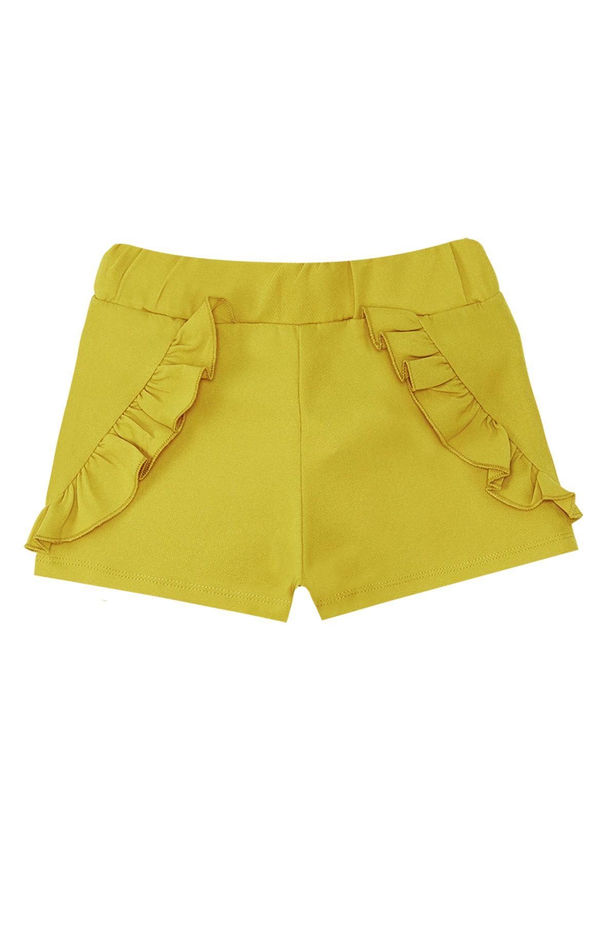 Denokids Muzip Kediler Fırfırlı Kız Çocuk Yazlık T-shirt Şort Takım fotoğrafı 6 (önizleme)