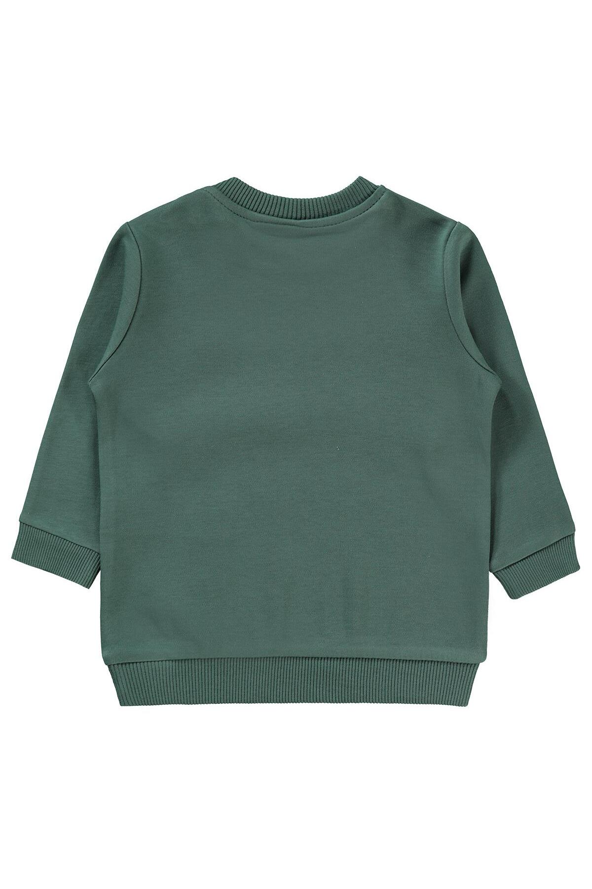 Civil Baby Next Baskılı 6-18 Ay Sweatshirt - Haki fotoğrafı 2 (önizleme)