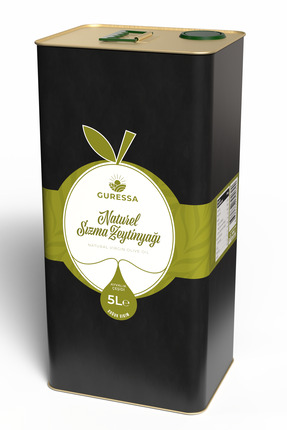 GURESSA Ayvalık Natürel Sızma Zeytinyağı 5L (Soğuk Sıkım & Olgun Hasat)