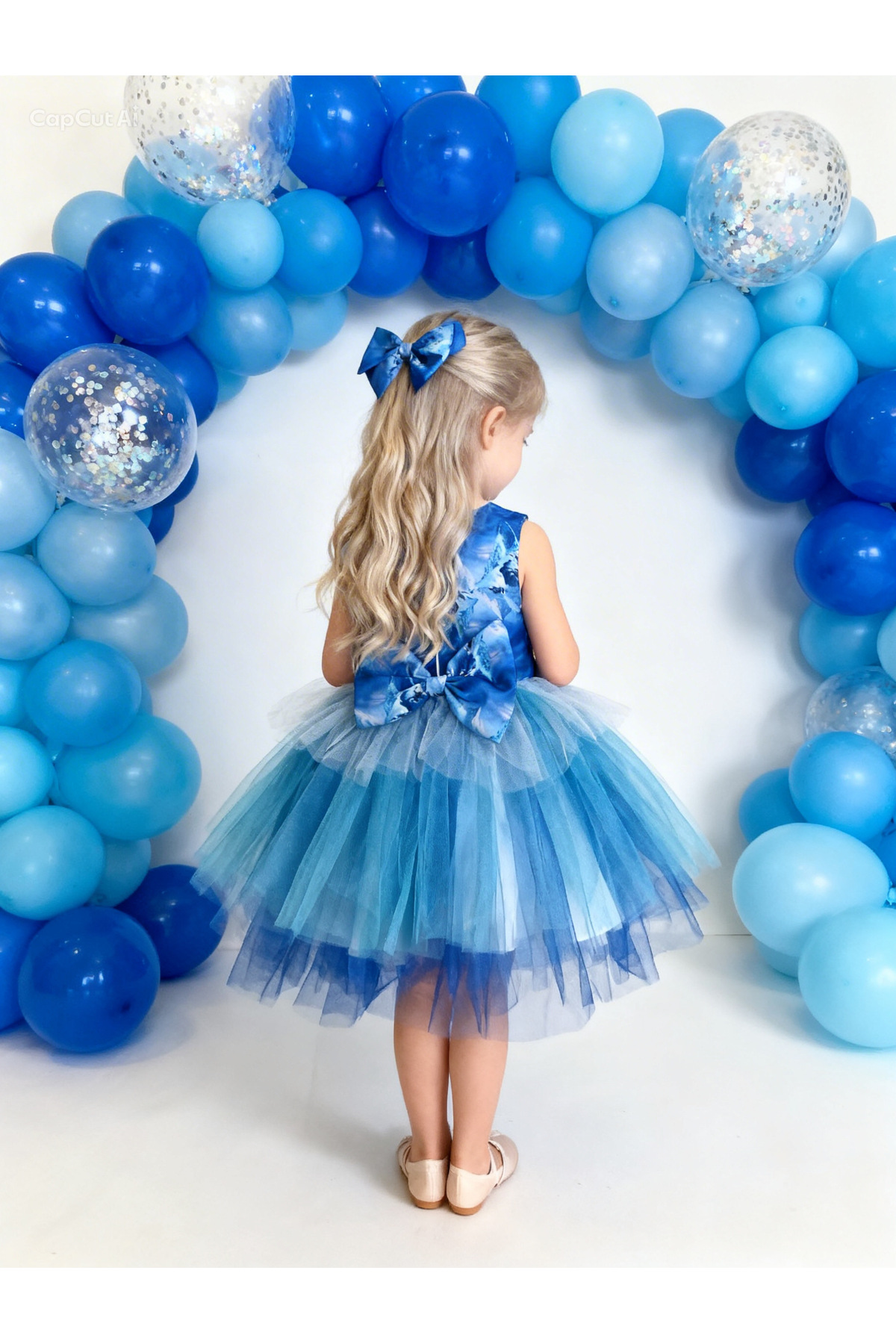 Lunas tekstil Tokalı Tütülü Baskılı Kabarık Elsa fotoğrafı 3 (önizleme)