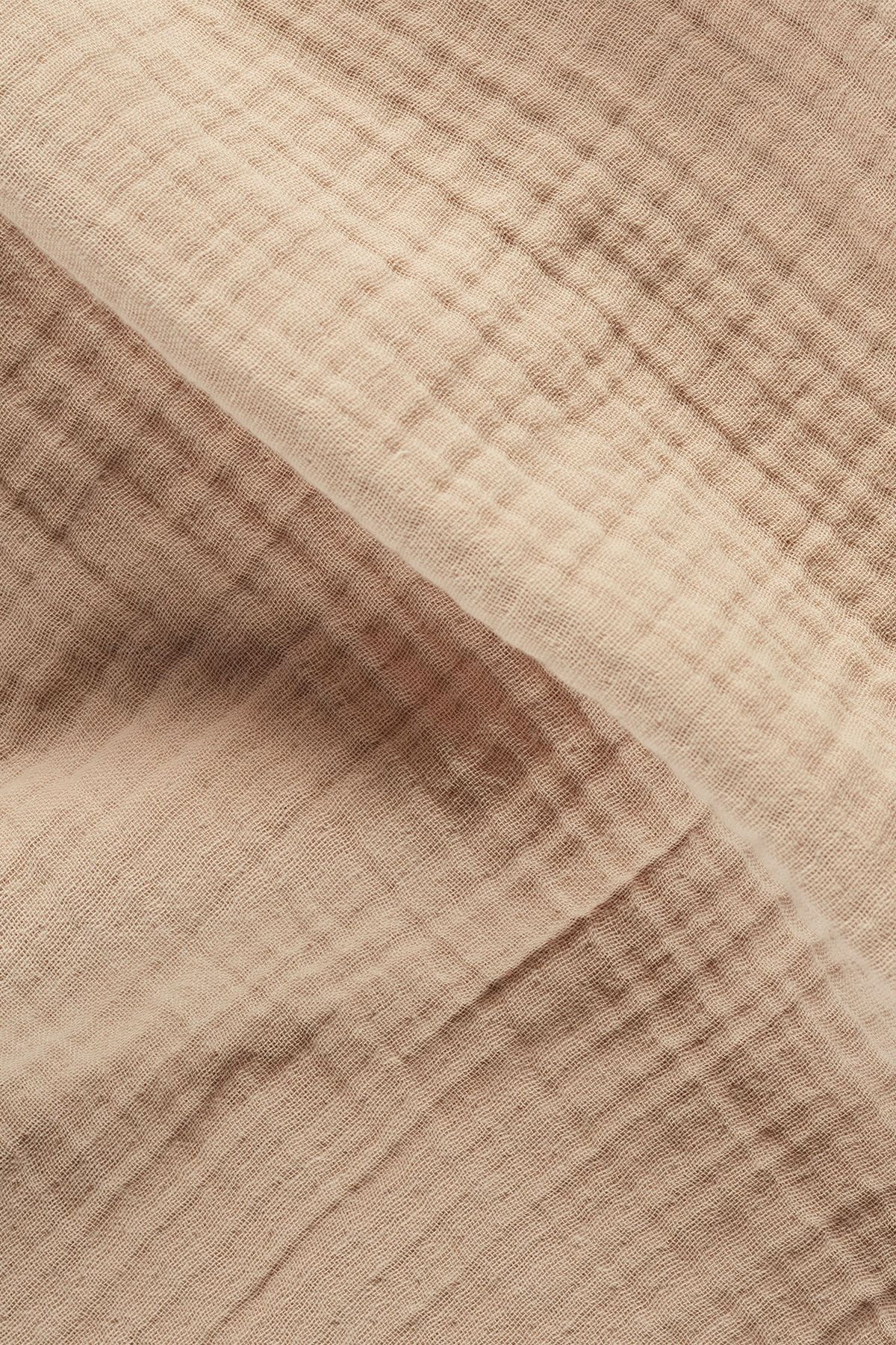 Tuğba Kuğu 4 Kat Müslin Panço - Policolor Serisi - Bow fotoğrafı 5 (önizleme)