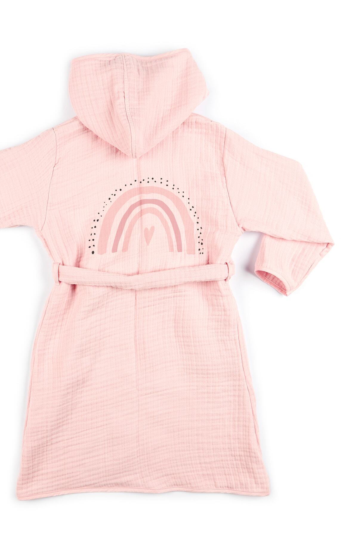 Tuğba Kuğu 4 Kat Müslin Bornoz - Policolor Serisi - Bow fotoğrafı 2 (önizleme)