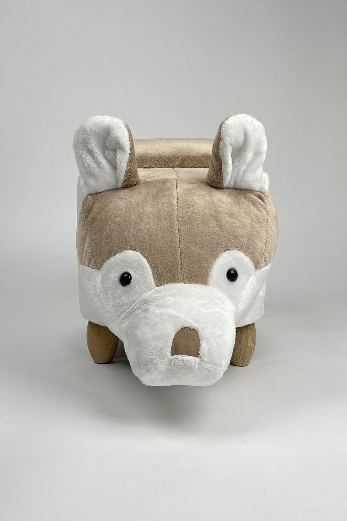 zooturak Organizer Sibirya Kurdu Husky Hayvanlı Puf Çocuk Koltuğu fotoğrafı 7 (önizleme)