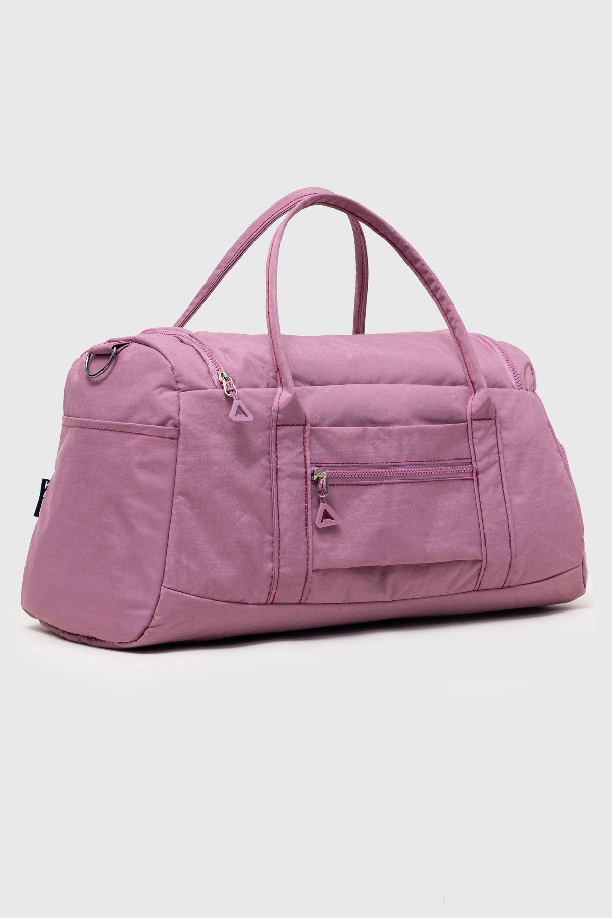 KAFF  Mürdüm Krinkıl Kumaş Ayakkabı Bölmeli 0818 Önü Cepli Su Geçirmez Omuz Askılı Spor Ve Seyahat Çantası - Görsel 7