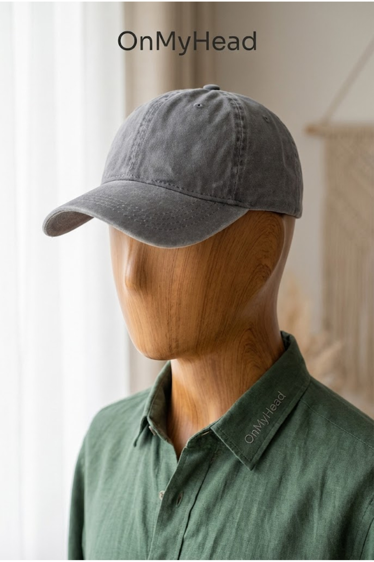 OnMyHead  Yıkamalı Kep - Görsel 3