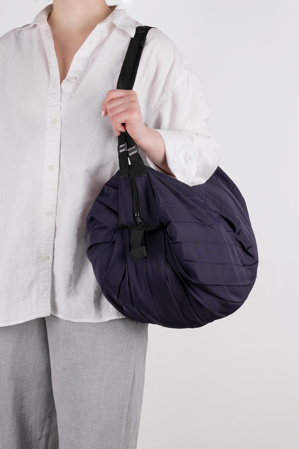 Genel Markalar  Katlanabilir Alışveriş Çantası, Taşınabilir Seyahat Çantası,Market Torbası,Spor Çanta ,Sırt Çantası - Görsel 3